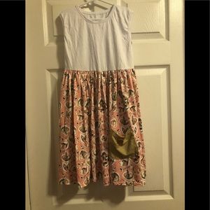 Soft cotton dress with pocket